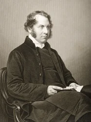 Henry Montagu Villiers (1813-61) grabado por D.J. Pound a partir de una fotografía, de 
