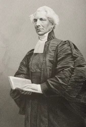 Hugh McNeile (1795-1879) grabado por D.J. Pound a partir de una fotografía, de 