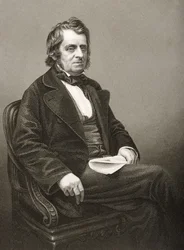 John Arthur Roebuck (1801-79) grabado por D.J. Pound a partir de una fotografía, de 