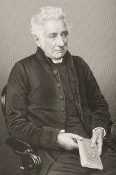 John Lonsdale (1788-1867) grabado por D.J. Pound de una fotografía, de 