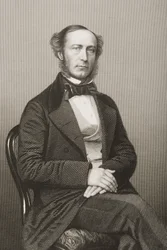 John Walter (1818-94) grabado por D.J. Pound a partir de una fotografía, de 