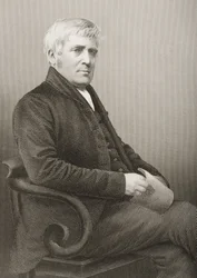Joseph Sturge, grabado por D.J. Pound de una fotografía, de 
