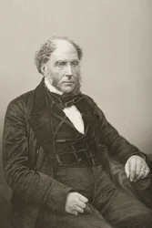 Sir Archibald Alison (1792-1867) grabado por D.J. Pound de una fotografía, de 