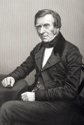 Sir Benjamin Collins Brodie (1783-1862) grabado por D.J. Pound a partir de una fotografía, de 