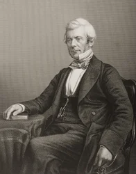 William Chambers (1800-83) grabado por D.J. Pound de una fotografía, de 