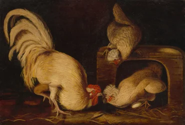Aves de corral, c.1827 (óleo sobre lienzo)