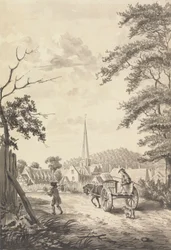 Iglesia y pueblo de Ledbury, Herefordshire