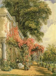 Fachada del jardín de la casa del Sr. Robert Vernon en Twickenham