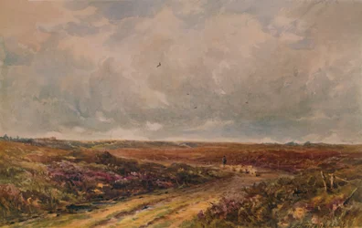 Día tormentoso en un común de Surrey, siglos XIX-XX, 1935