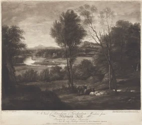 Vista de Petersham y Twickenham Meadows desde Richmond Hill