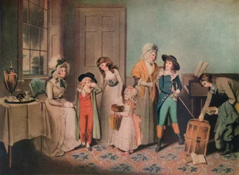 Lunes negro o la partida hacia la escuela, 1790, 1919