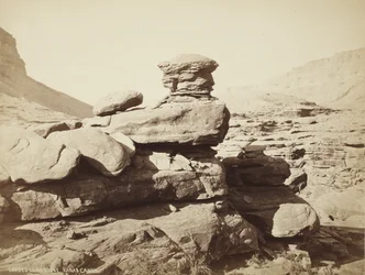 Arenisca erosionada, Cañón de Kanab (Utah)