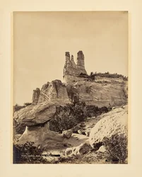 Iglesia navajo cerca de Fort Wingate