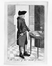 Retrato de Adam Smith 1723-1790, autor de «La riqueza de las naciones», 1790
