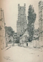 Torre de Ely, desde el sur, 1924