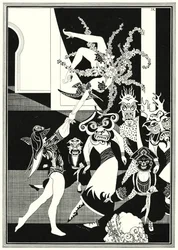 Ilustración para La historia de Aladino y la lámpara maravillosa