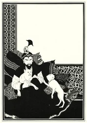 Ilustración para La historia de Aladino y la lámpara maravillosa