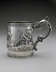 Taza de bebé, c. 1840-1860