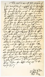 Carta de John Knox a Sir Nicholas Throgmorton, 6 de agosto de 1561