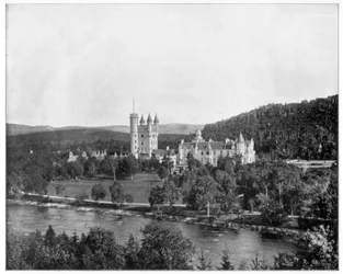 Castillo de Balmoral, Escocia, finales del siglo XIX