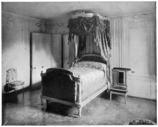Boudoir de María Antonieta, Trianon, Versalles, finales del siglo XIX