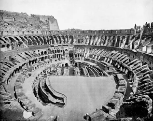 Interior del Coliseo, Roma, 1893