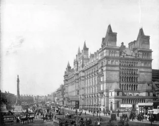 Calle Lime, Liverpool, Inglaterra, finales del siglo XIX