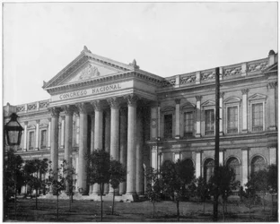 Congreso Nacional, Santiago, Chile, finales del siglo XIX.