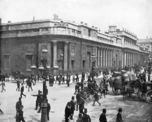 El Banco de Inglaterra, Londres, finales del siglo XIX