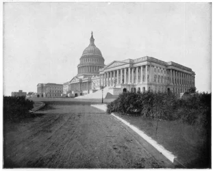 El Capitolio, Washington DC, finales del siglo XIX