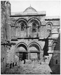 La Iglesia del Santo Sepulcro, Jerusalén, finales del siglo XIX