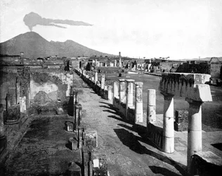 El Foro, Pompeya, Italia, 1893