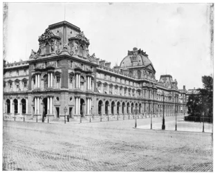 El Louvre, París, finales del siglo XIX