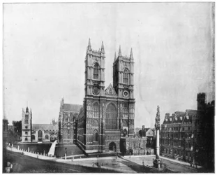 Abadía de Westminster, Londres, finales del siglo XIX