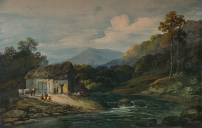 El molino en Combe Neath, c1776