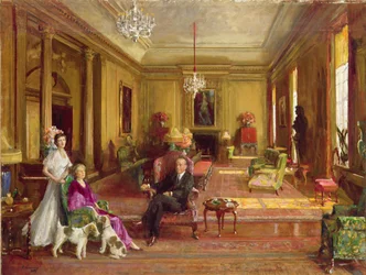 Lord Duveen de Millbank en casa
