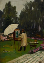 Winston Churchill por John Lavery