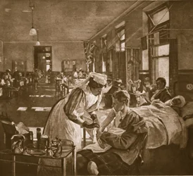 Heridos; El Hospital de Londres, 1914-19