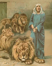 Daniel en el foso de los leones