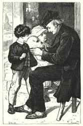 Poesía: Después de Blenheim (grabado coloreado)