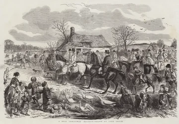 Un verdadero día festivo de Navidad