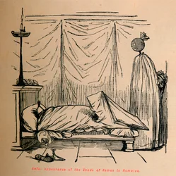 Terrible aparición de la sombra de Remo a Rómulo, 1852