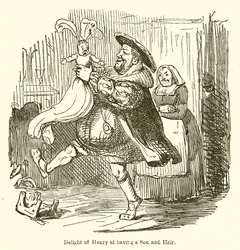 Delicia de Enrique al tener un hijo y heredero