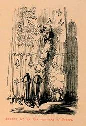 Eduardo III en la mañana de Cressy, c1860, c1860