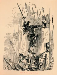 Juana en las murallas de París