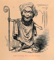 Hombre de comedia ligera del período, 1852