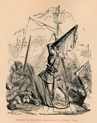 Madame de Montfort asombrando a la flota francesa, c1860