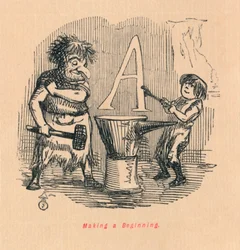 Haciendo un Comienzo, c1860, 1860