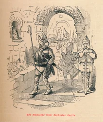 Odo despedido del Castillo de Rochester, c. 1860