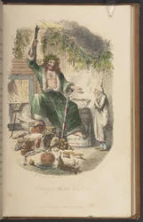 El tercer visitante de Scrooge, de la primera edición de 